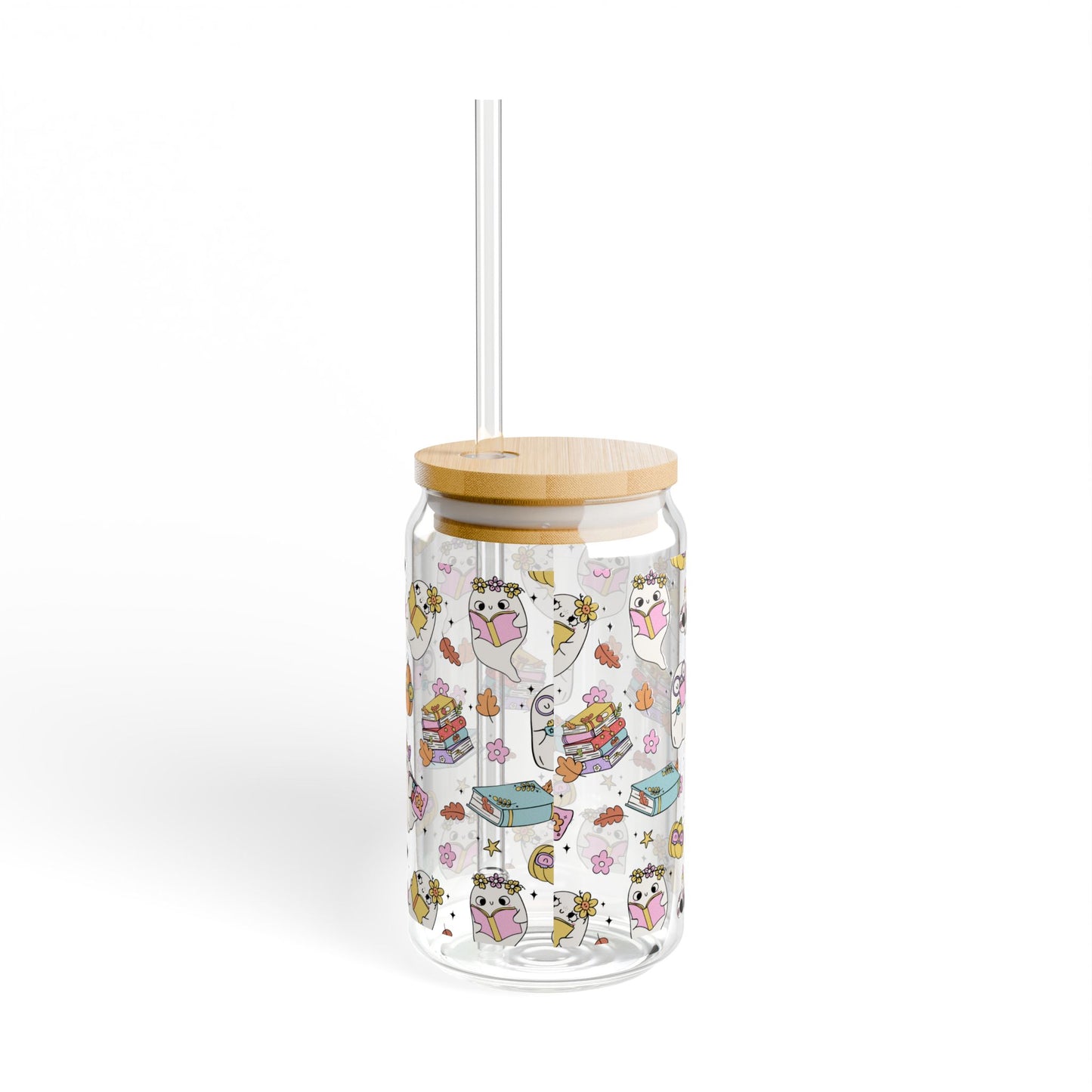 Ghostly Chapters Sipper Glass, 16oz