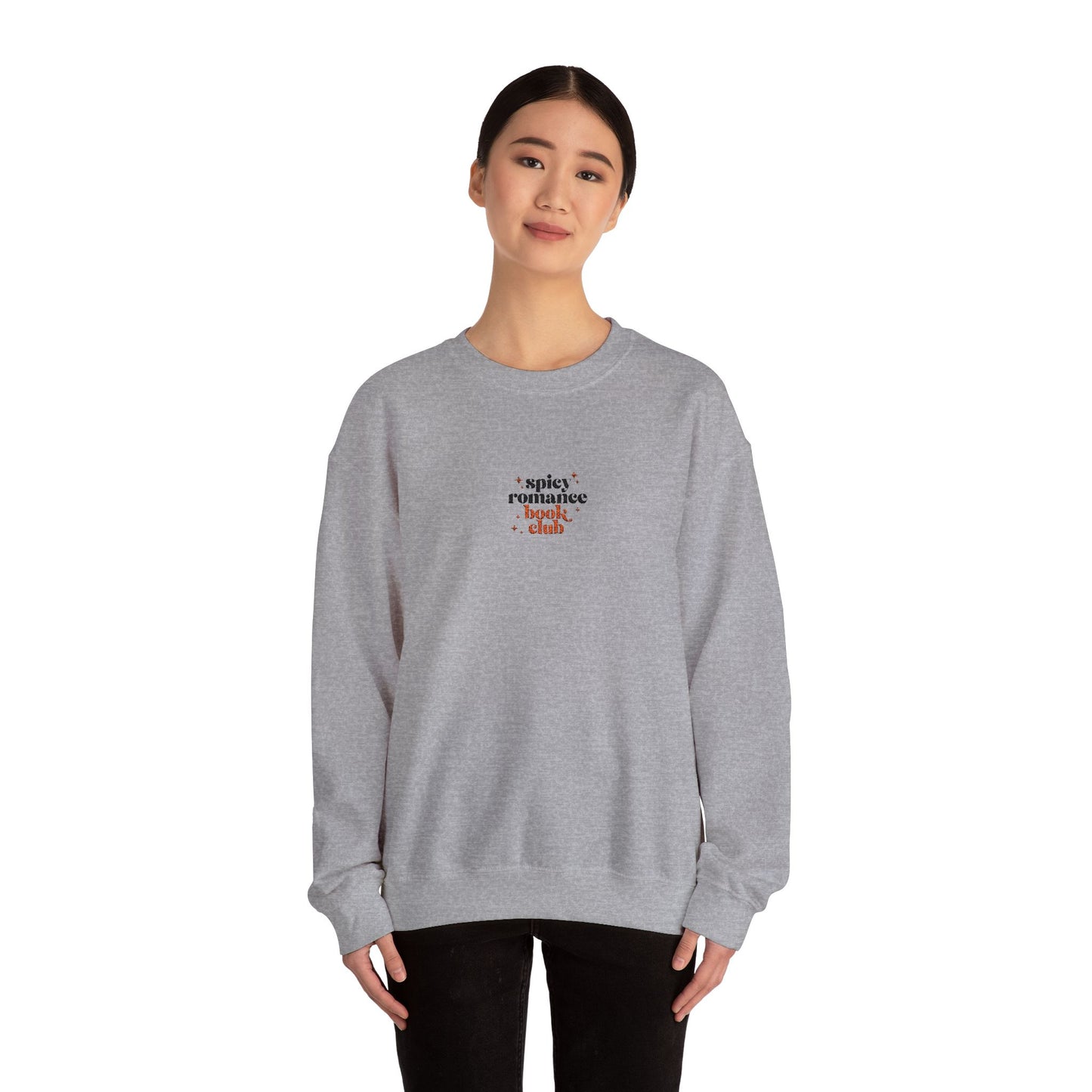 Spicy Romance Book Club Crewneck Embroidered Sweatshirt