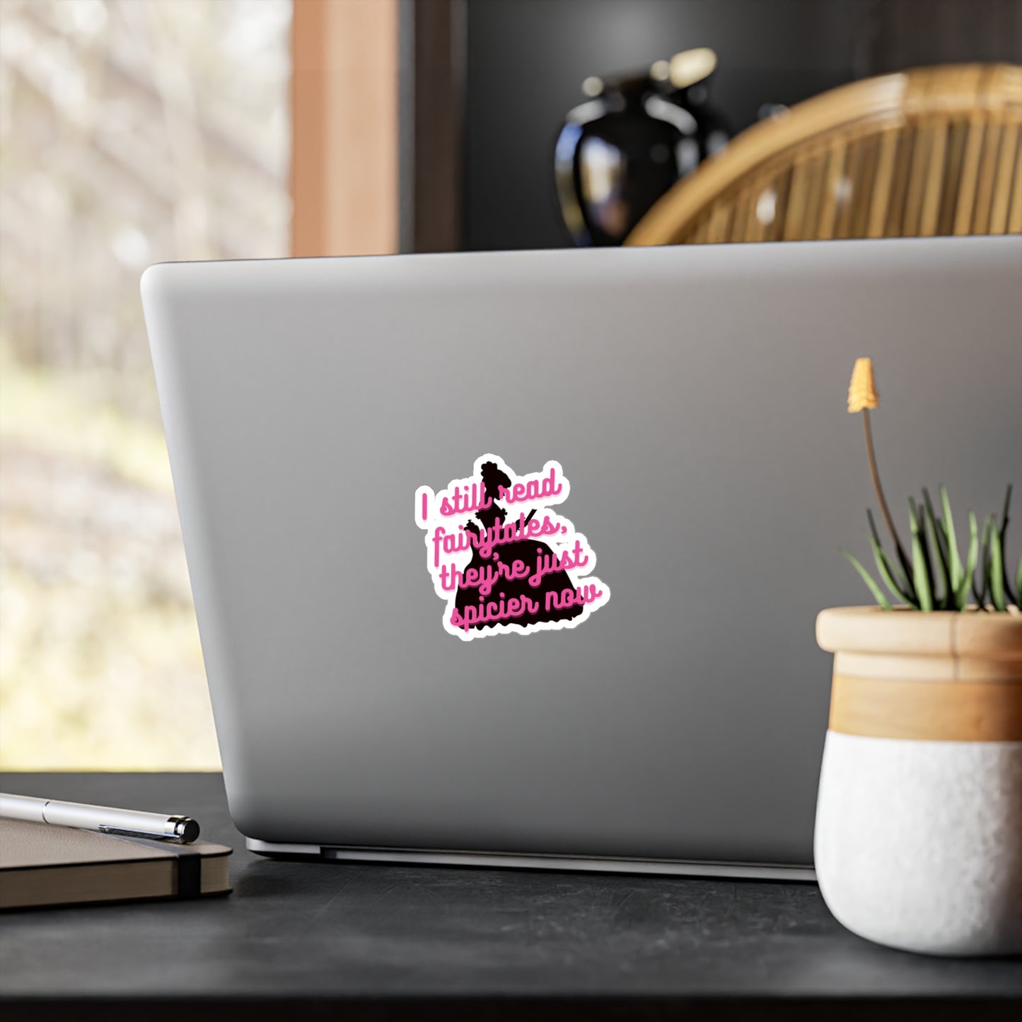 Spicy Fairytale Kiss-Cut Vinyl Decal- Fun Quote Stickers for Book Lovers