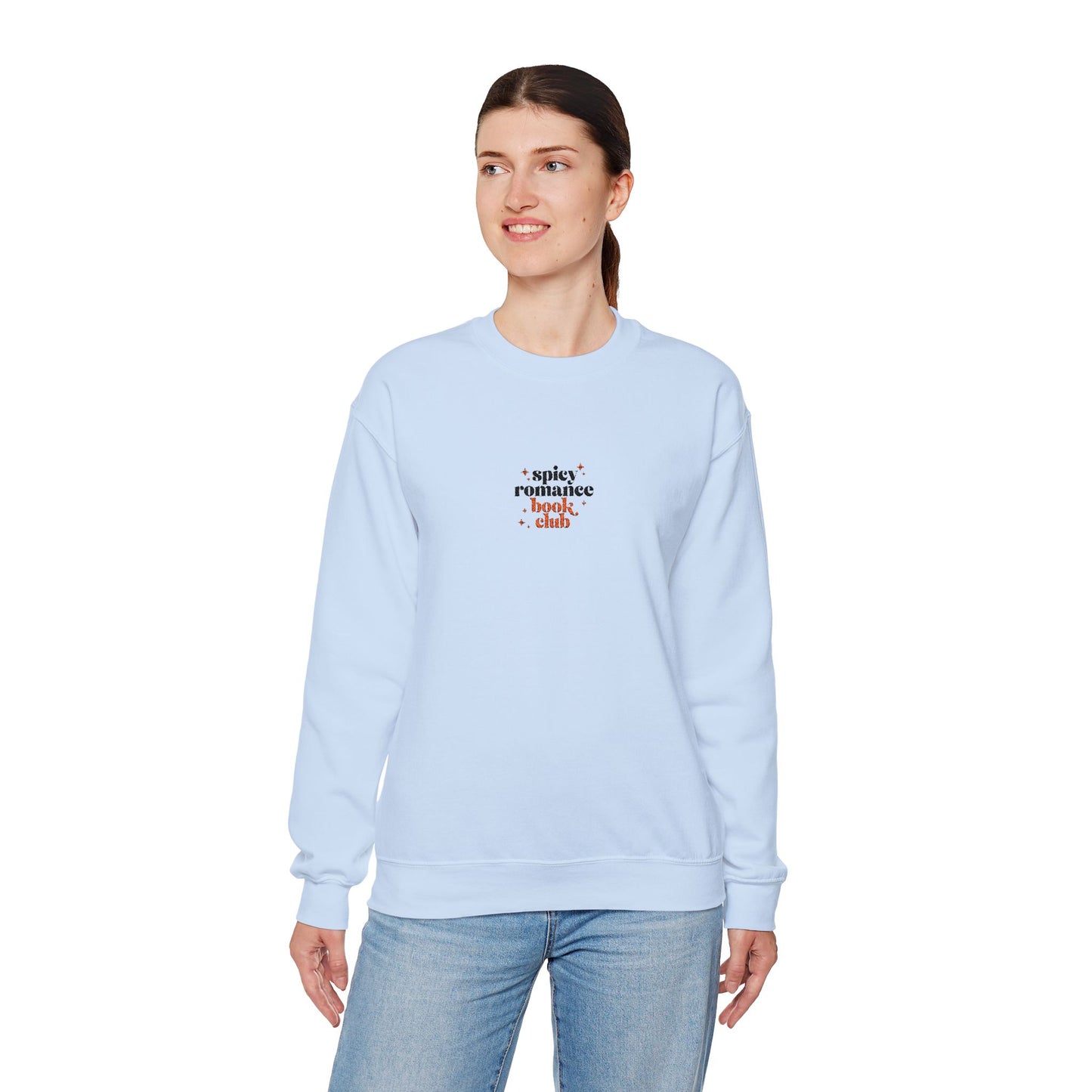 Spicy Romance Book Club Crewneck Embroidered Sweatshirt