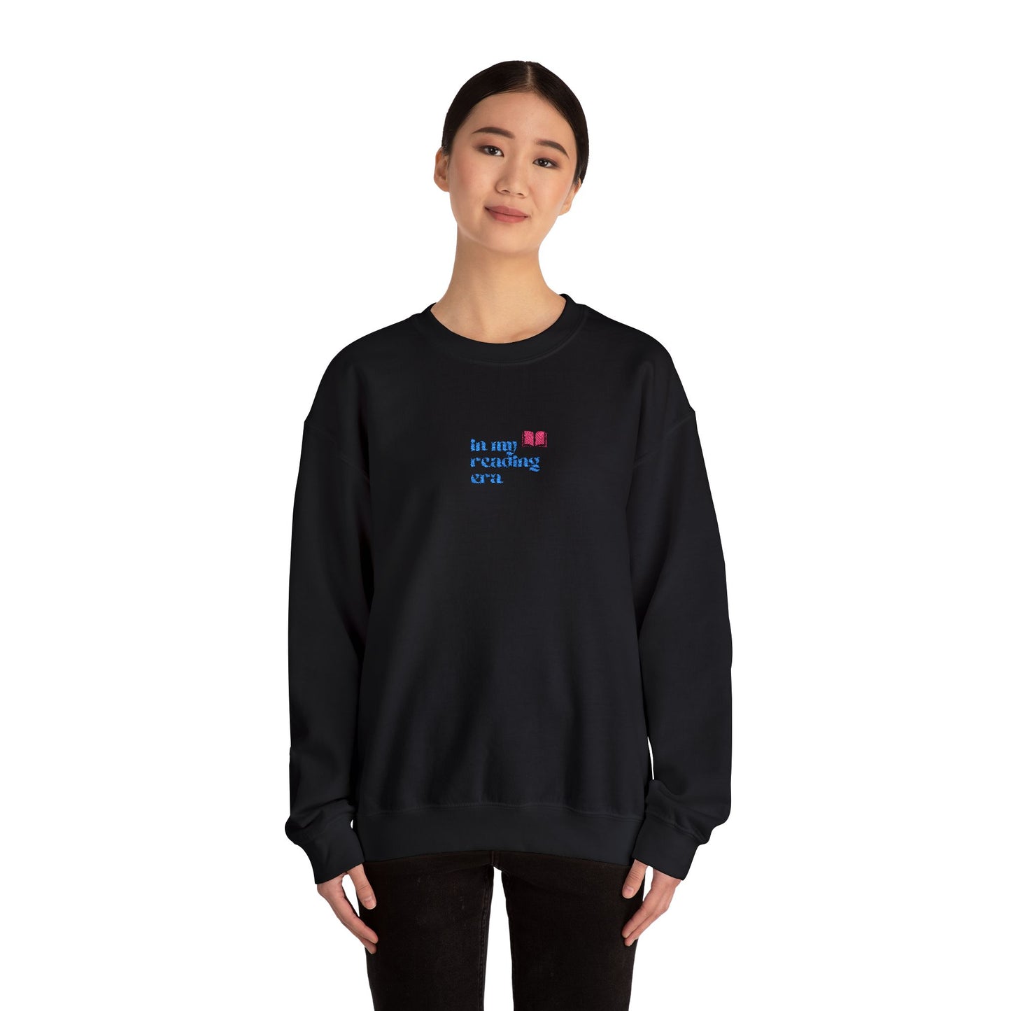 In My Reading Era Heavy Blend Embroidered Sweatshirt