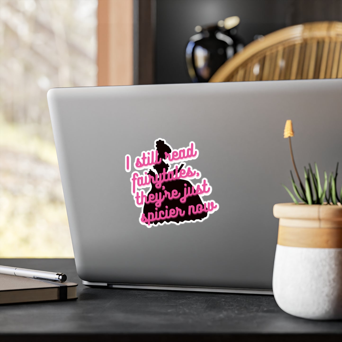 Spicy Fairytale Kiss-Cut Vinyl Decal- Fun Quote Stickers for Book Lovers