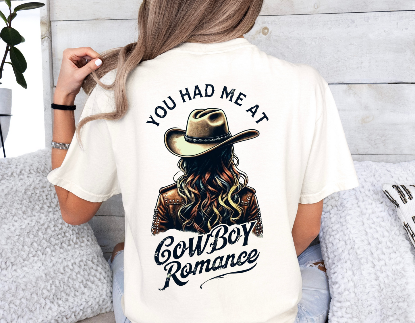 Cowboy Romance Tee – Western Reads & Bookish Sass