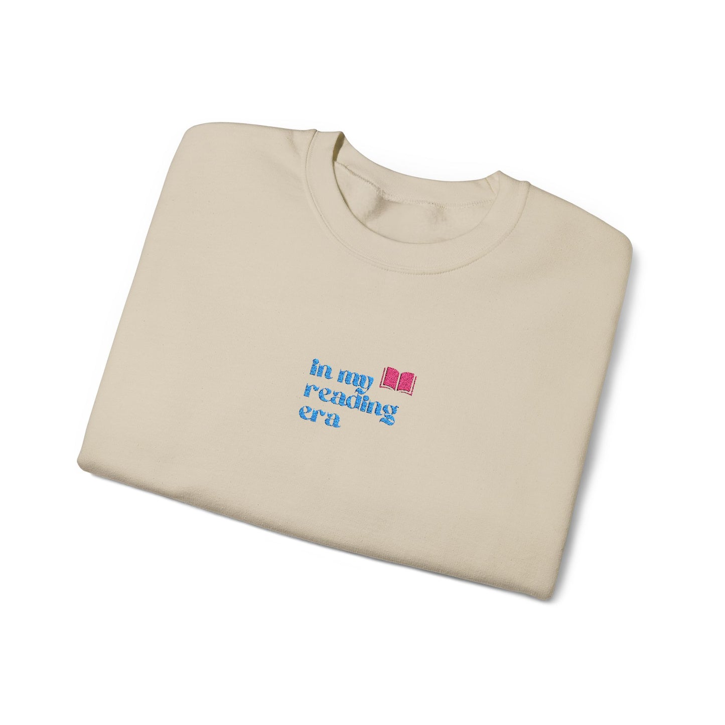 In My Reading Era Heavy Blend Embroidered Sweatshirt