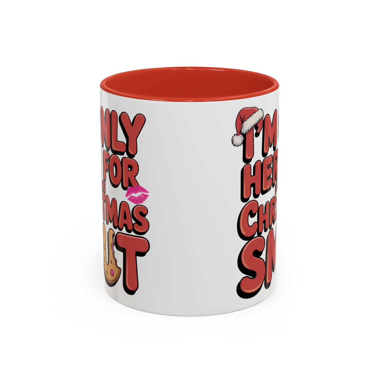 Christmas Smut Accent Coffee Mug