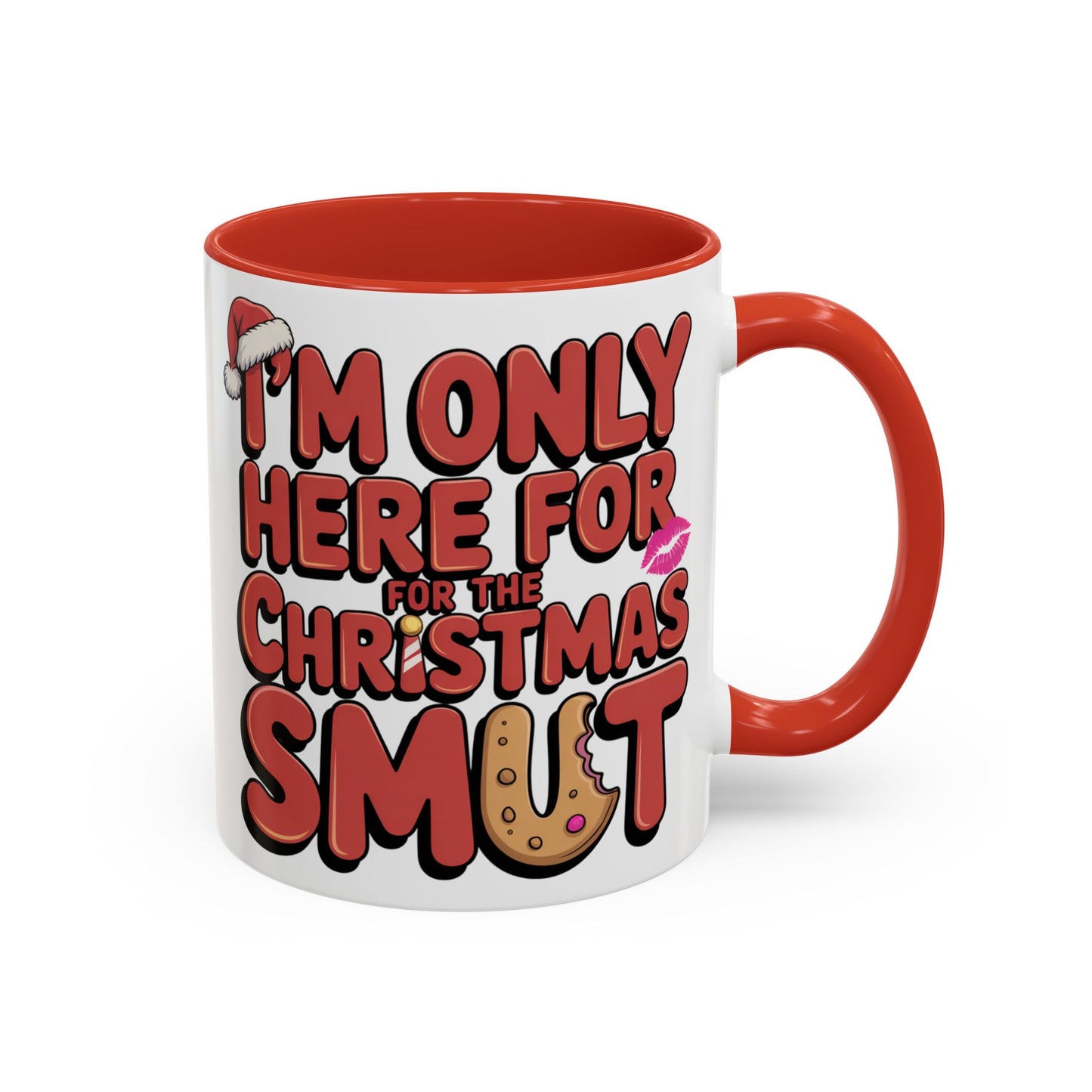 Christmas Smut Accent Coffee Mug
