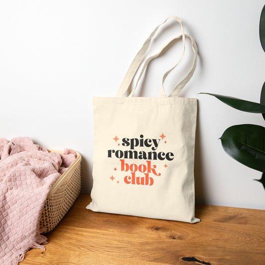 Spicy Romance Book Club Canvas Tote Bag