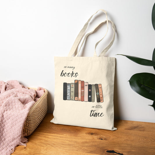 So Many Books Canvas Tote Bag
