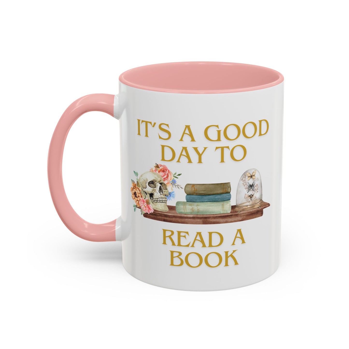 It’s a Good Day to Read a Book Accent Coffee Mug - Perfect Gift for Book Lovers