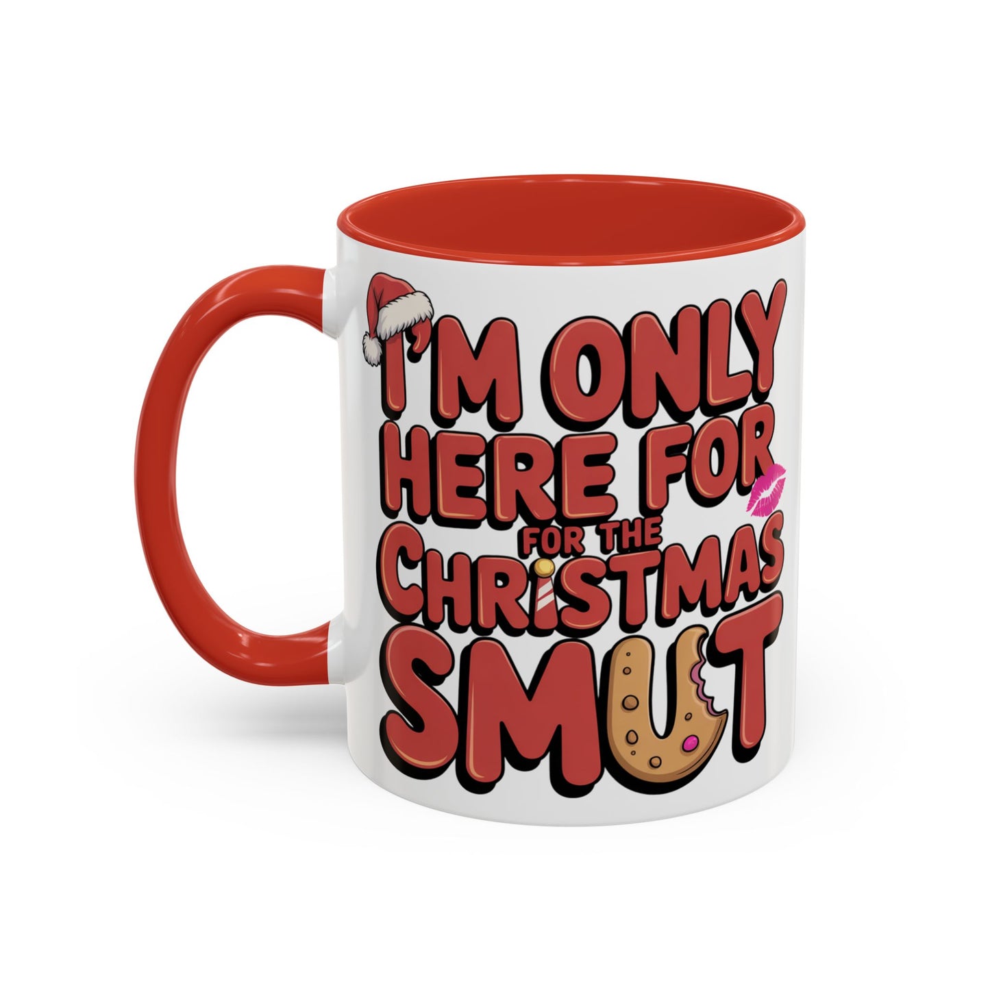 Christmas Smut Accent Coffee Mug