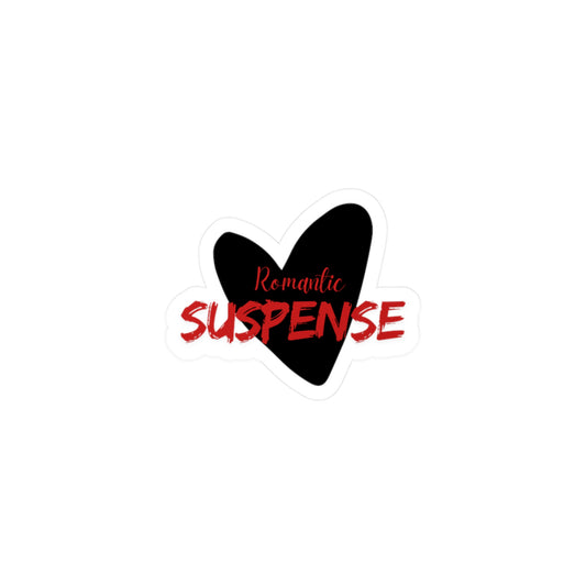 Romantic Suspense Kiss-Cut Vinyl Decal - Perfect for Book Lovers & Gifts