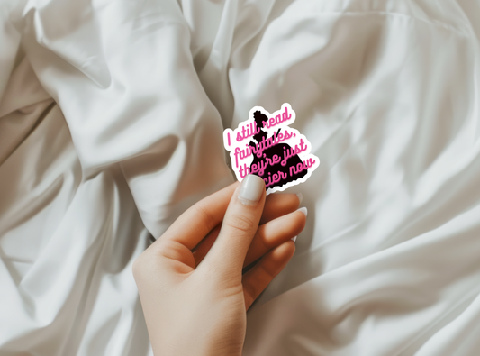 Spicy Fairytale Kiss-Cut Vinyl Decal- Fun Quote Stickers for Book Lovers